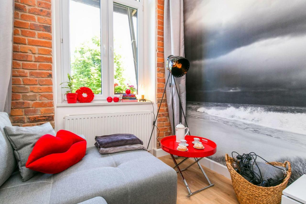 Berg Apartament Red Obok Starego Miasta Danzica Esterno foto